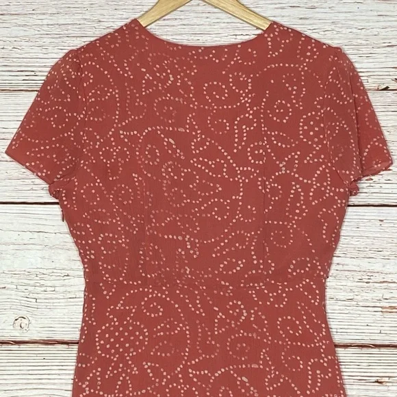 Madewell Posy Ruffle Dress in Twisted Vines Sz 2 - Picture 12 of 15